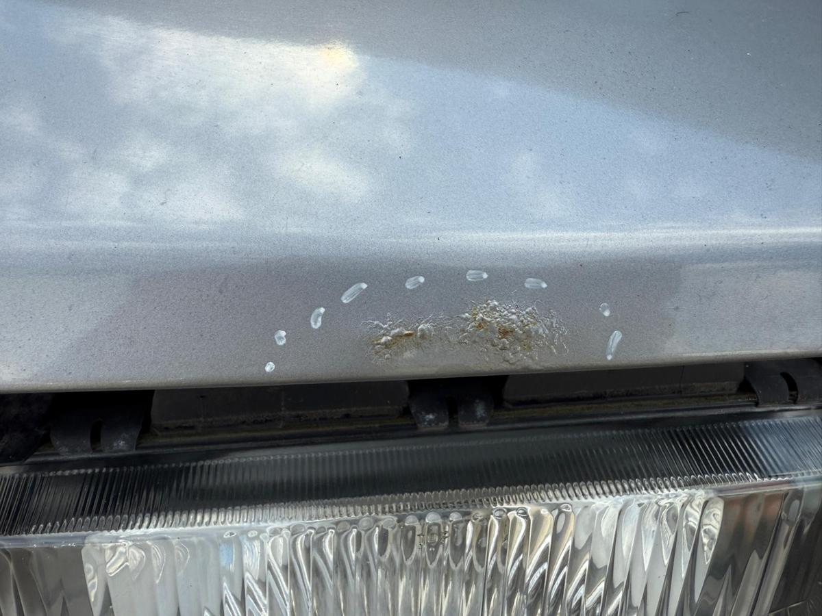 Volvo 340 original Motorhaube silber BJ86